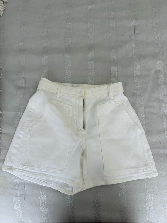 Wilfred Pants - Aritzia High-Waist White Women’s Utility Shorts